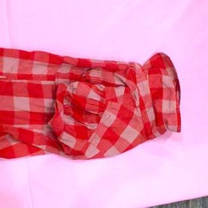 Red plaid shirt